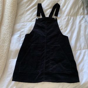 black velvet skirt overalls!